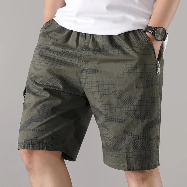 Pantalones cortos informales de camuflaje