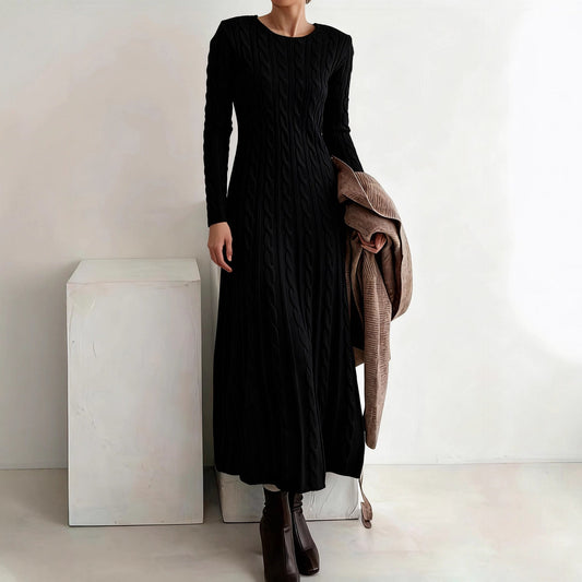 Vestido midi de punto