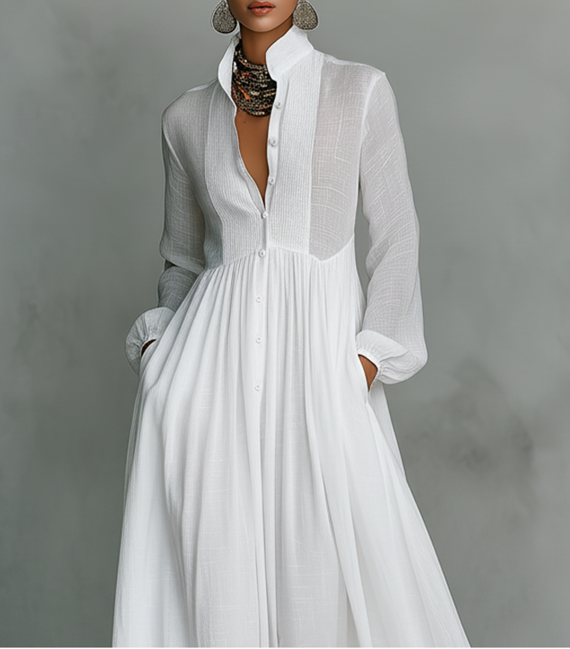 Élisa™ — Vestido maxi minimalista y refinado