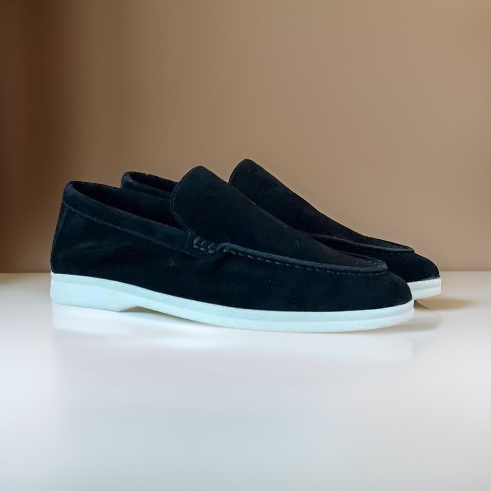 Mocasines casuales de ante