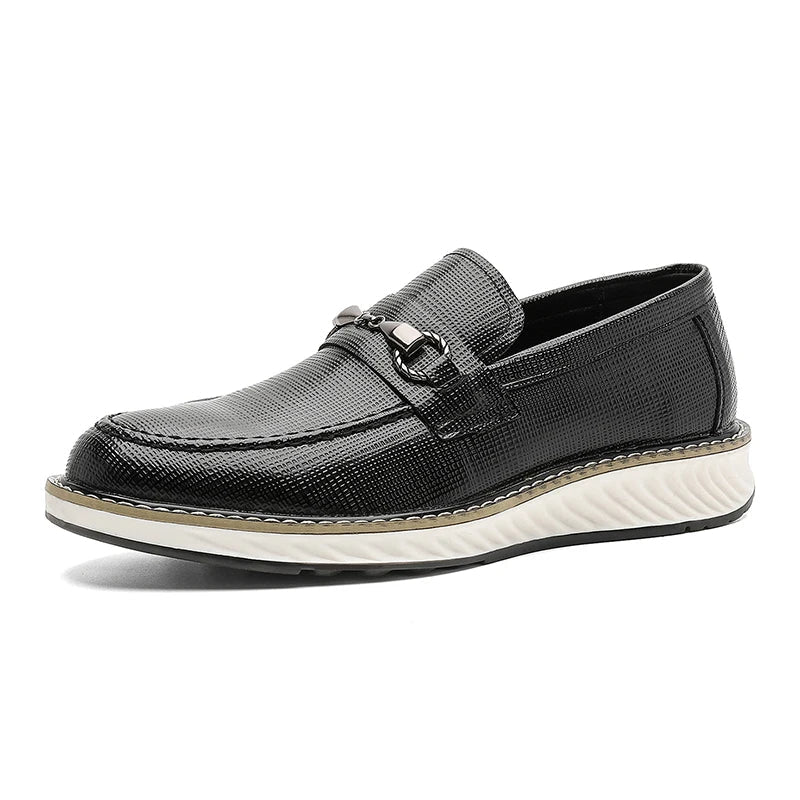 Mocasines de cuero elegantes sin cordones