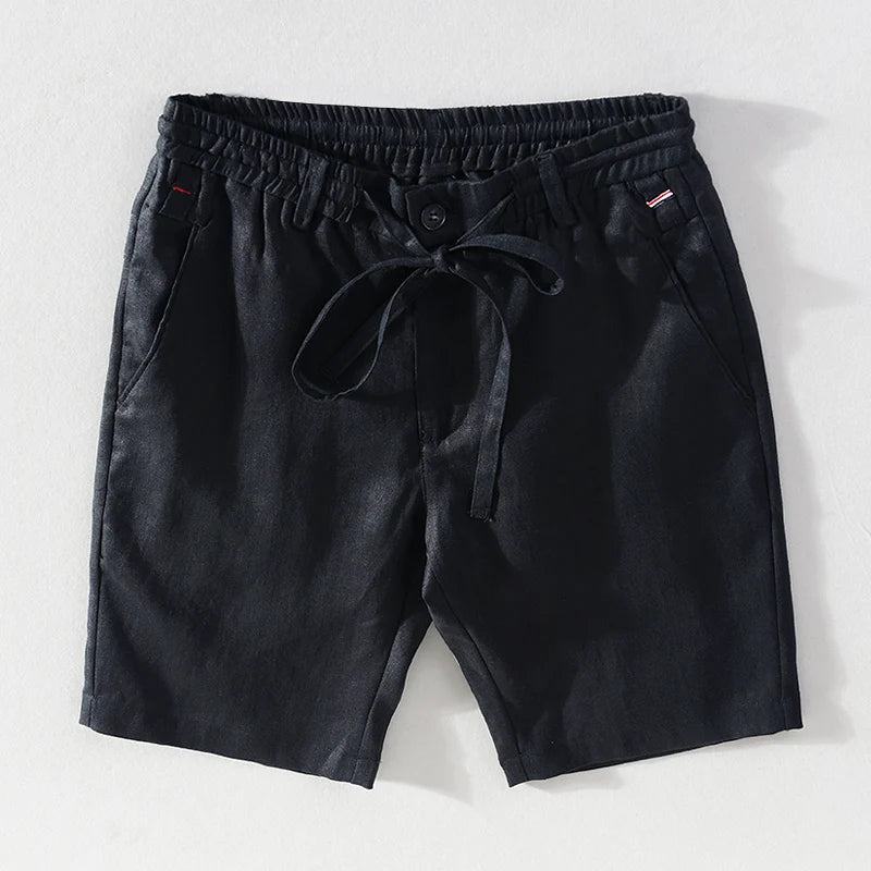 Pantalones cortos de lino de alta calidad