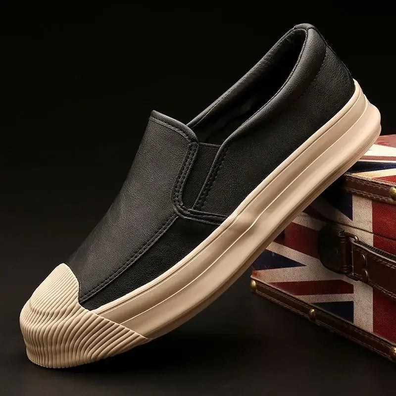 Zapatos retro de cuero