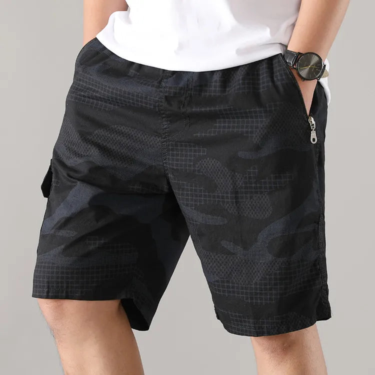 Pantalones cortos informales de camuflaje