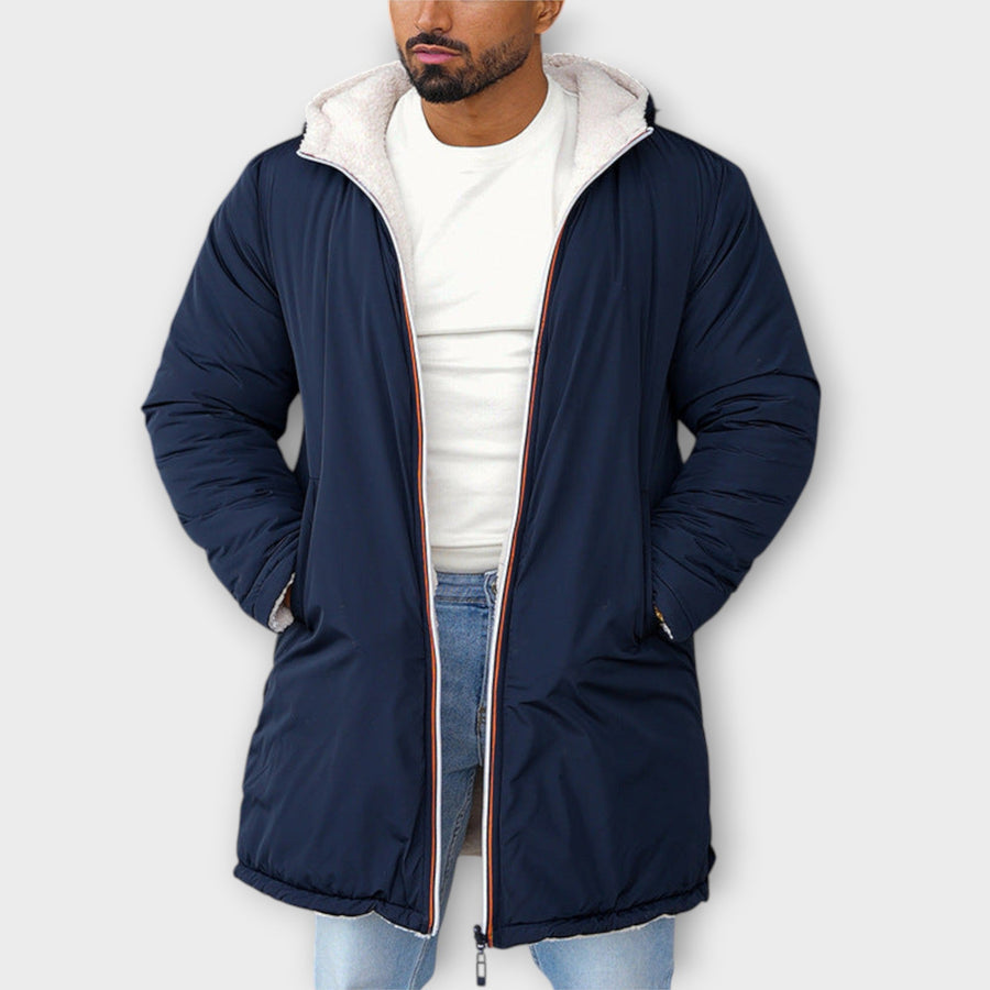 Elegante chaqueta polar de invierno