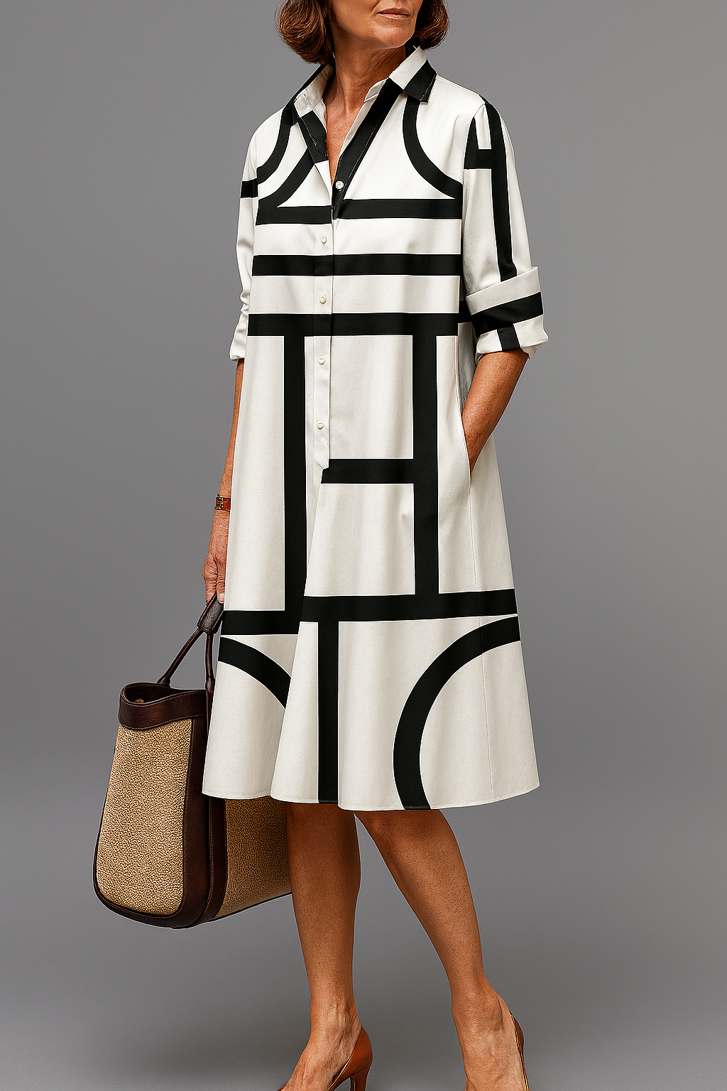Ellie | Vestido midi cuidado y estiloso