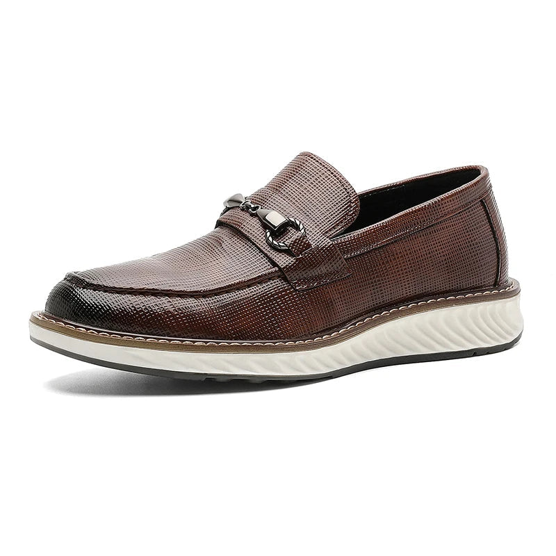 Mocasines de cuero elegantes sin cordones