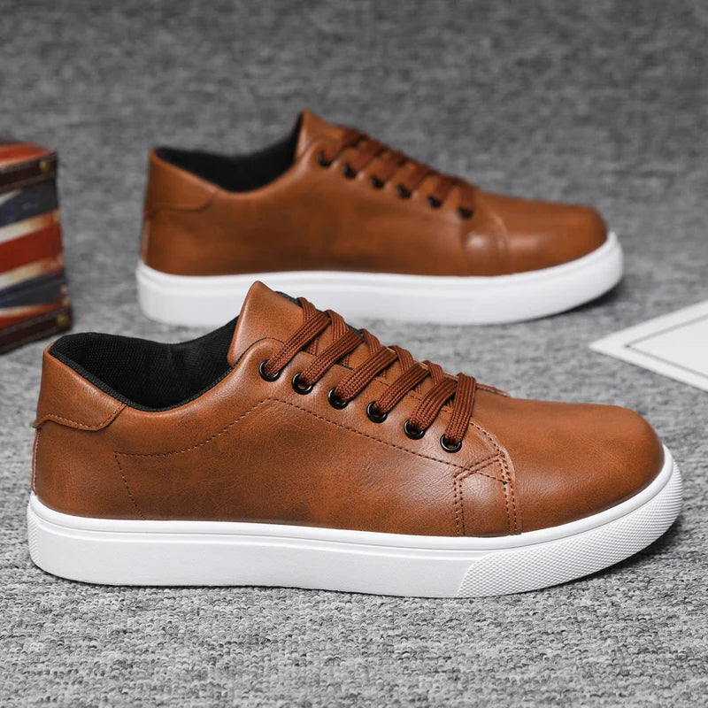 Elegantes zapatos de piel