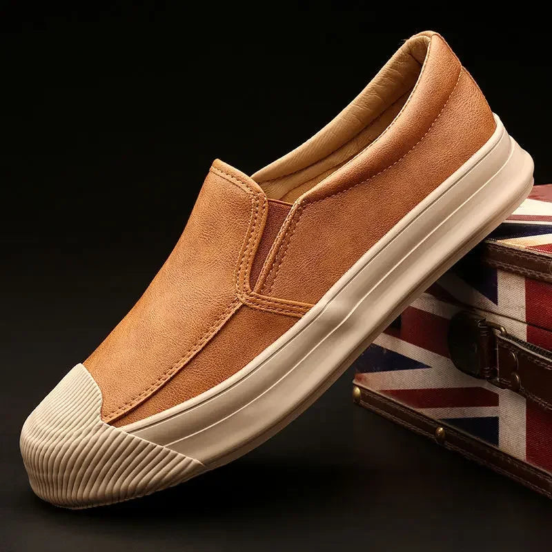 Zapatos retro de cuero