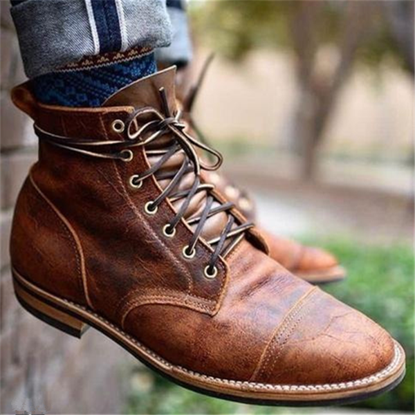 Elegantes botas de piel