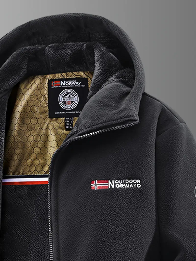 Elegante chaqueta térmica de forro polar