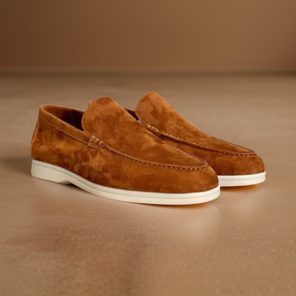 Mocasines casuales de ante