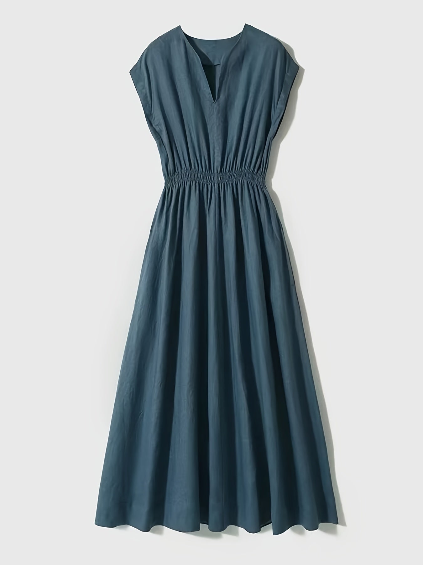 Lina — Vestido de lino mezclado fluido y elegante