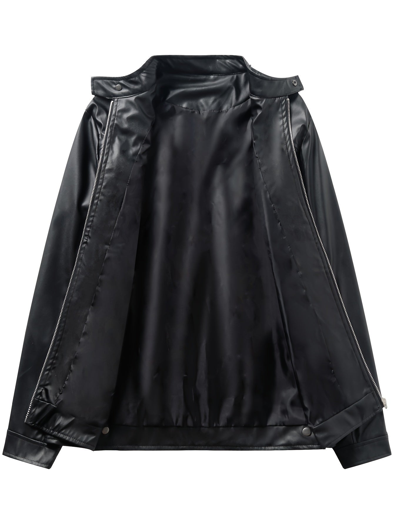Chaqueta informal de cuero