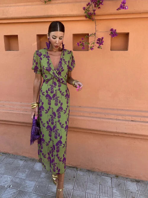 Vestido floral elegante