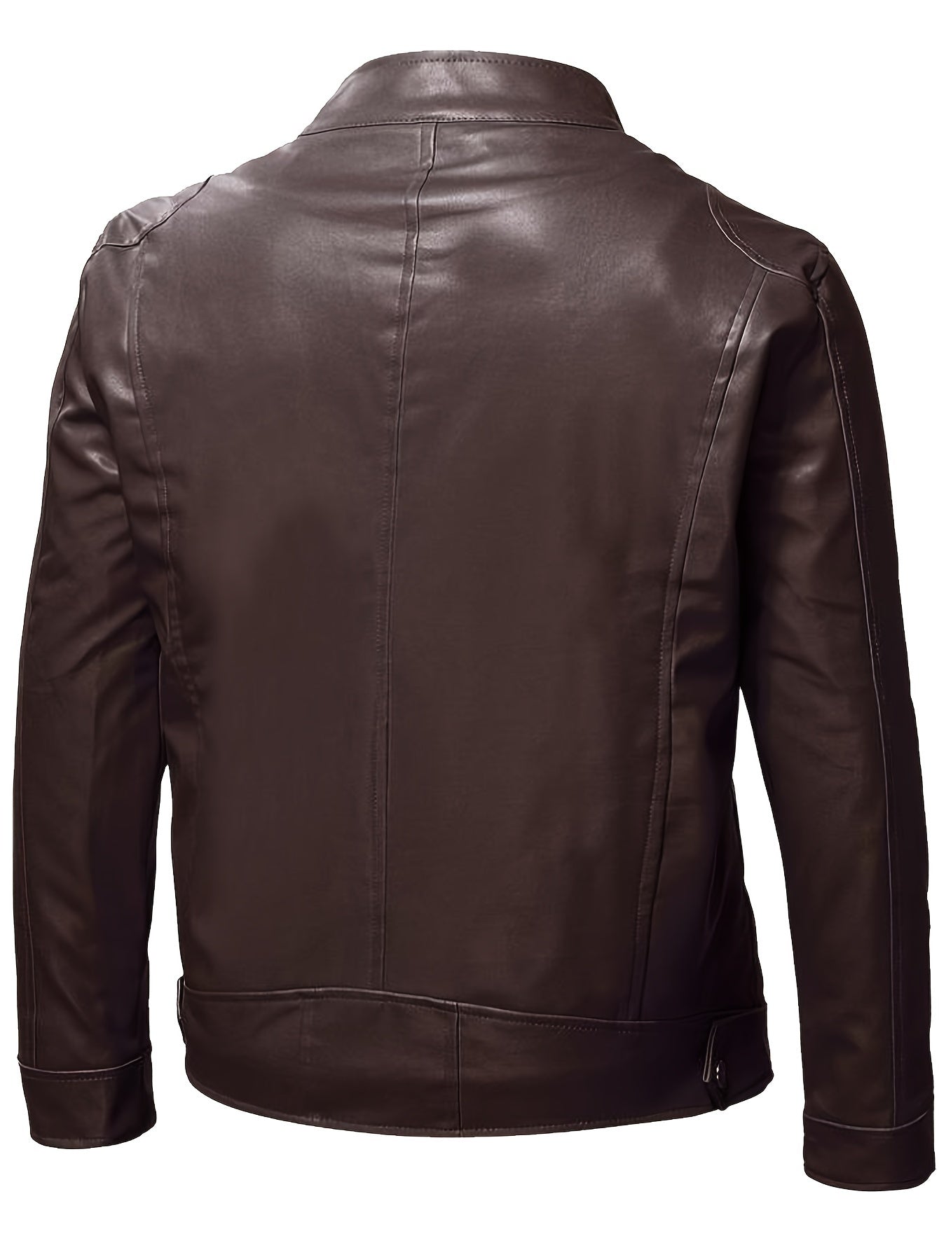 Chaqueta informal de cuero