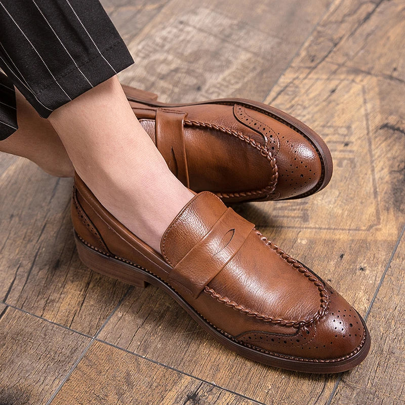 Mocasines de piel Chic