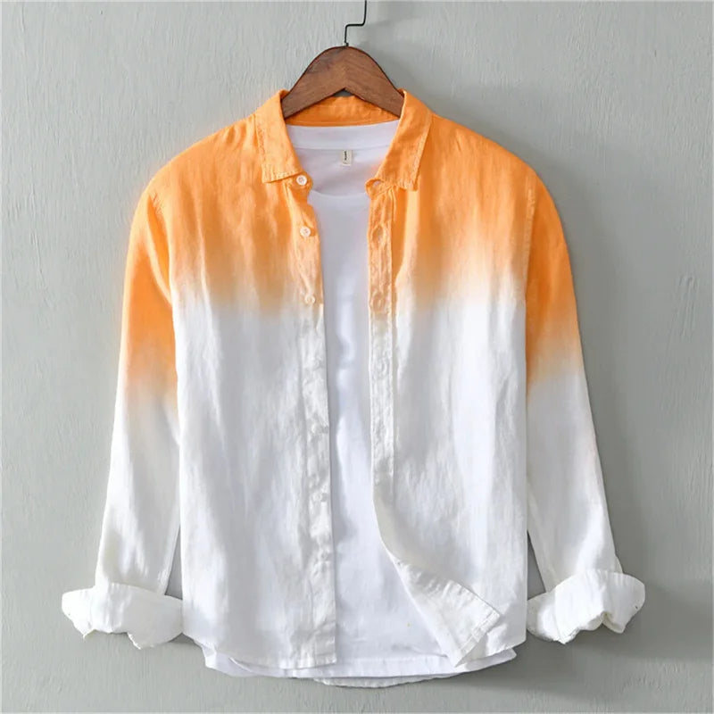 Elegante camisa de colores