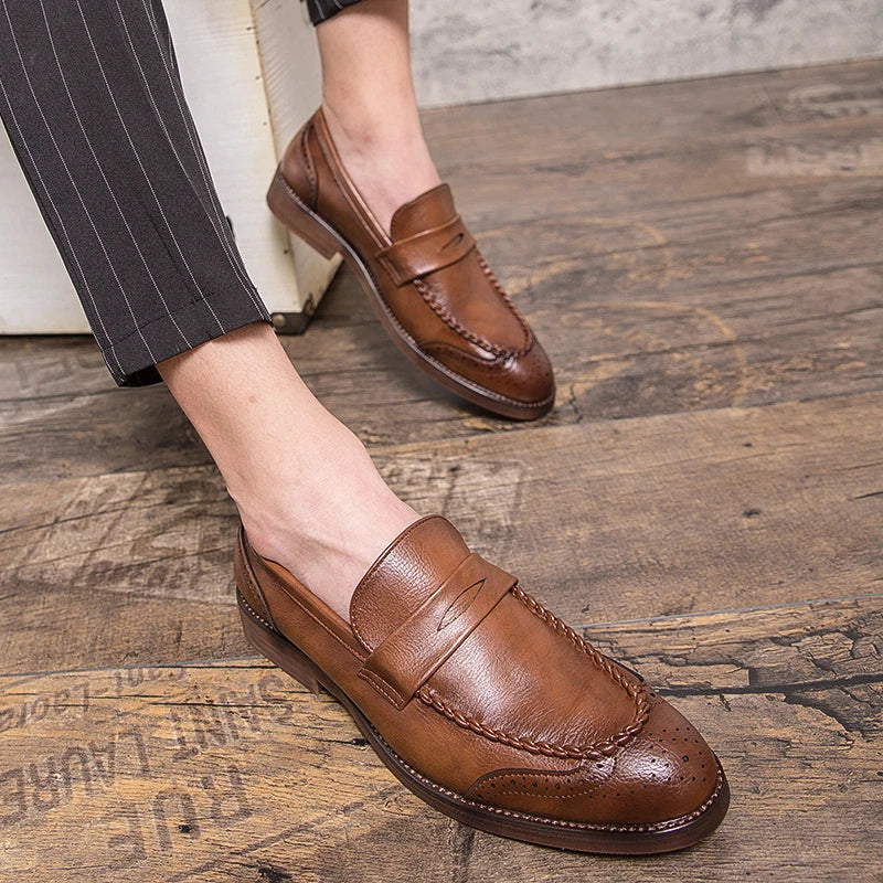 Mocasines de piel Chic