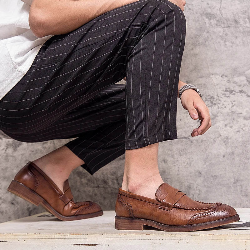 Mocasines de piel Chic