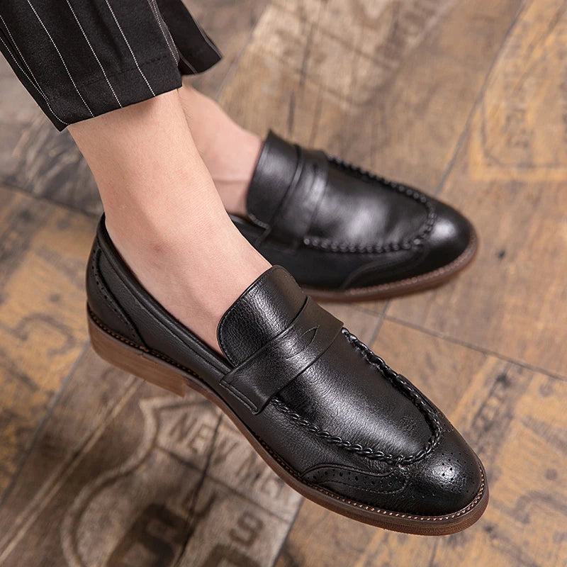 Mocasines de piel Chic