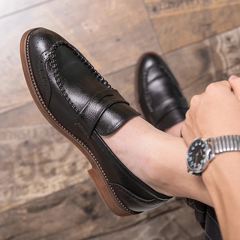 Mocasines de piel Chic