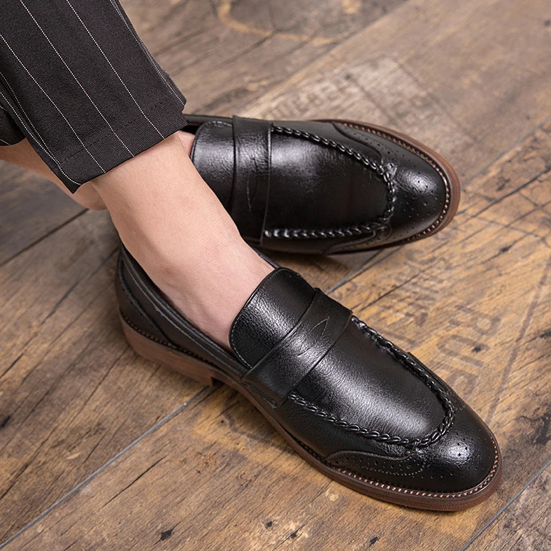 Mocasines de piel Chic