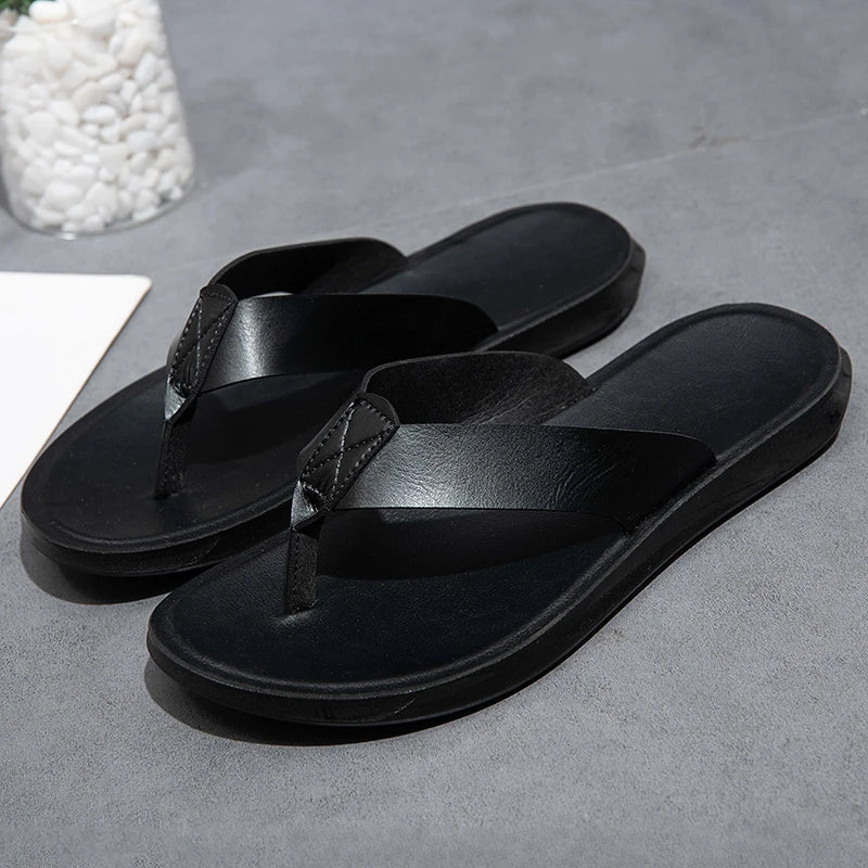 Sandalias casuales de piel