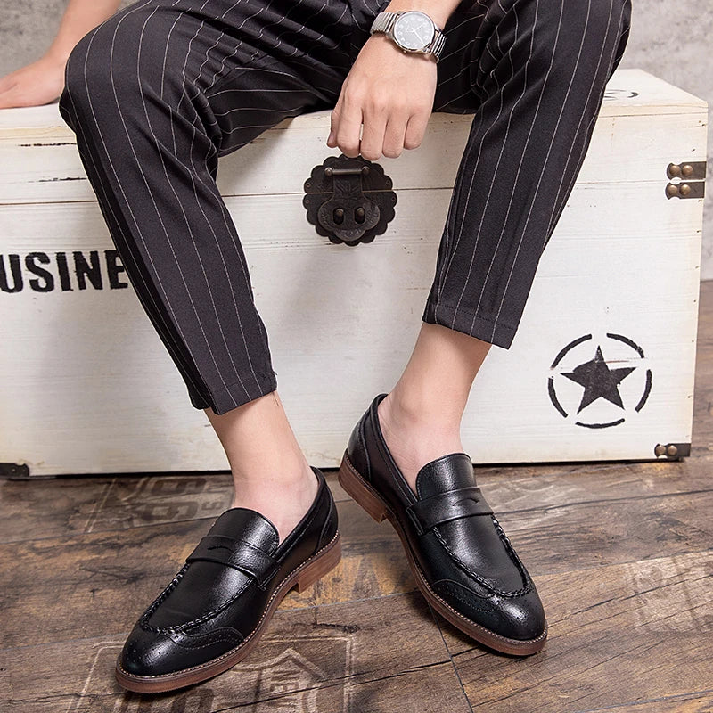 Mocasines de piel Chic