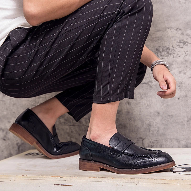 Mocasines de piel Chic