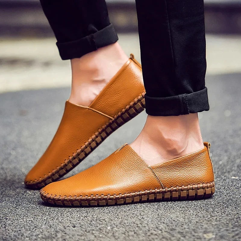 Mocasines de piel transpirable