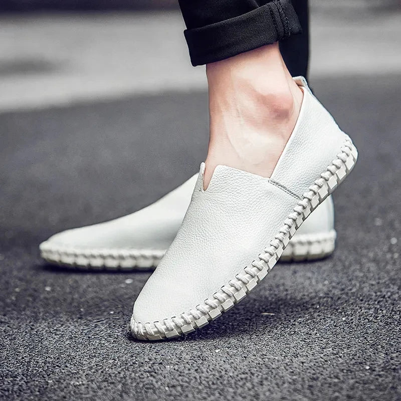 Mocasines de piel transpirable
