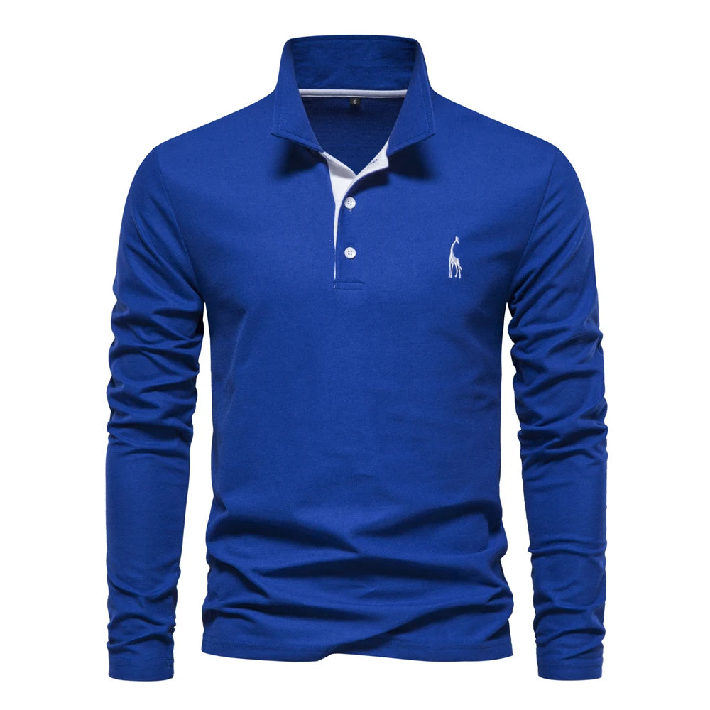 Polo casual de manga larga