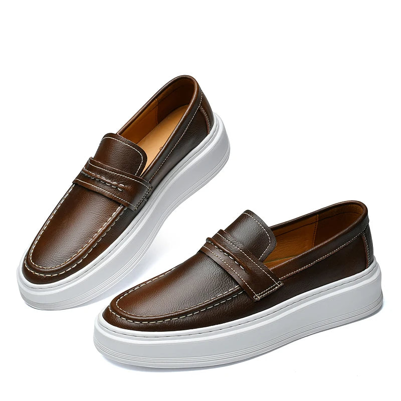 Zapatos náuticos de piel
