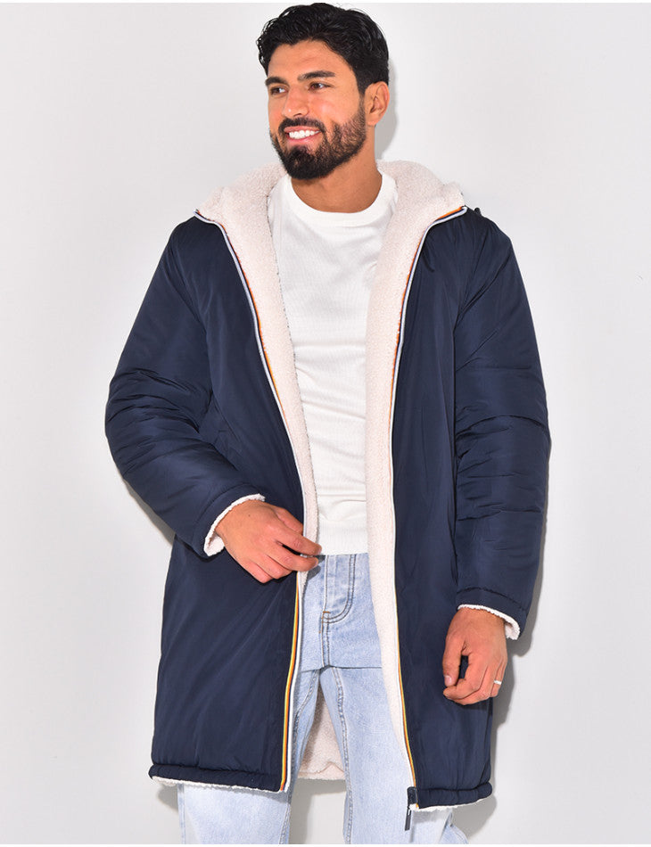 Elegante chaqueta polar de invierno