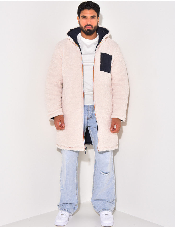 Elegante chaqueta polar de invierno