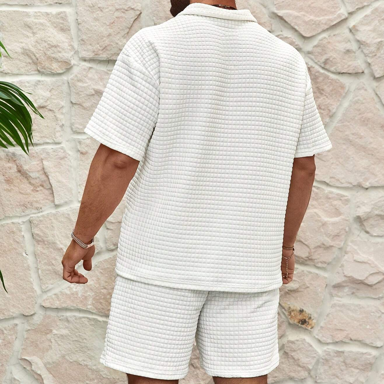 Conjunto de punto de gofre