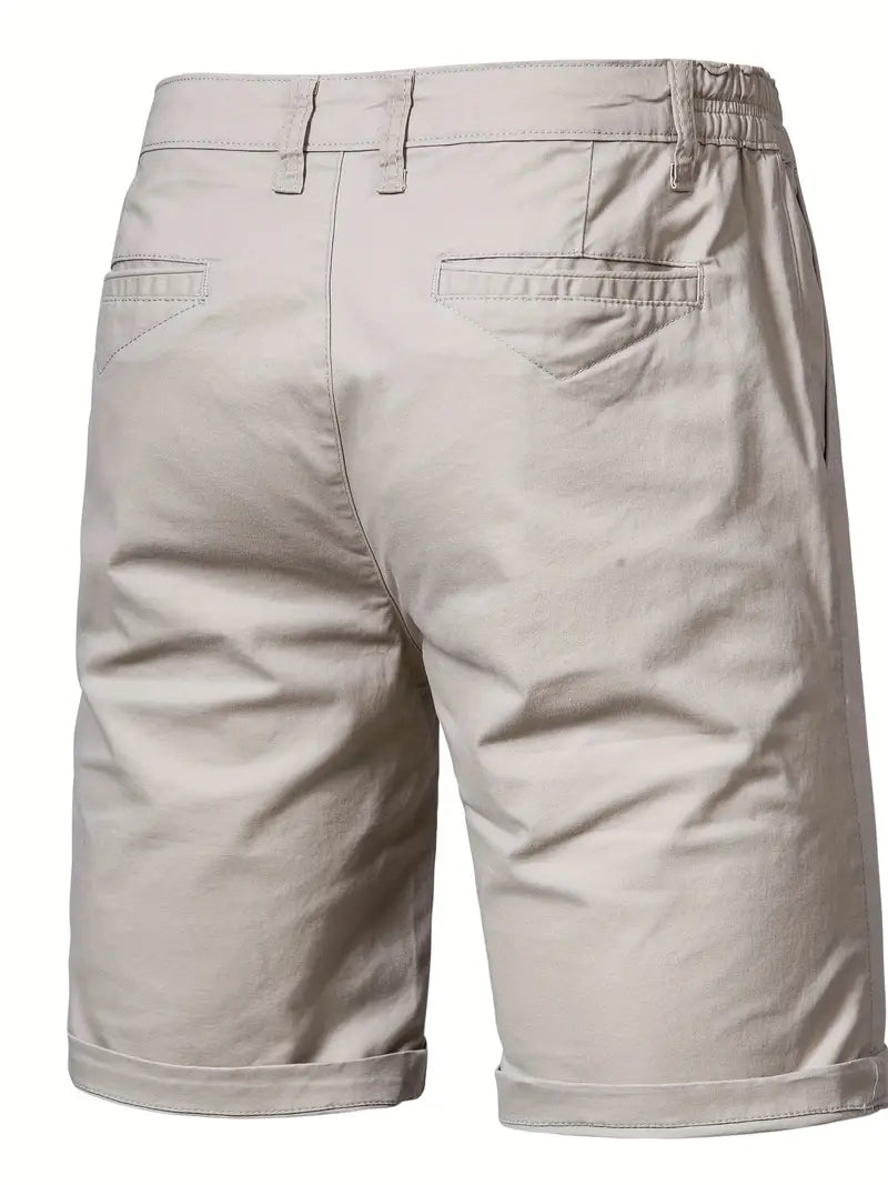 Elegantes pantalones cortos de algodón