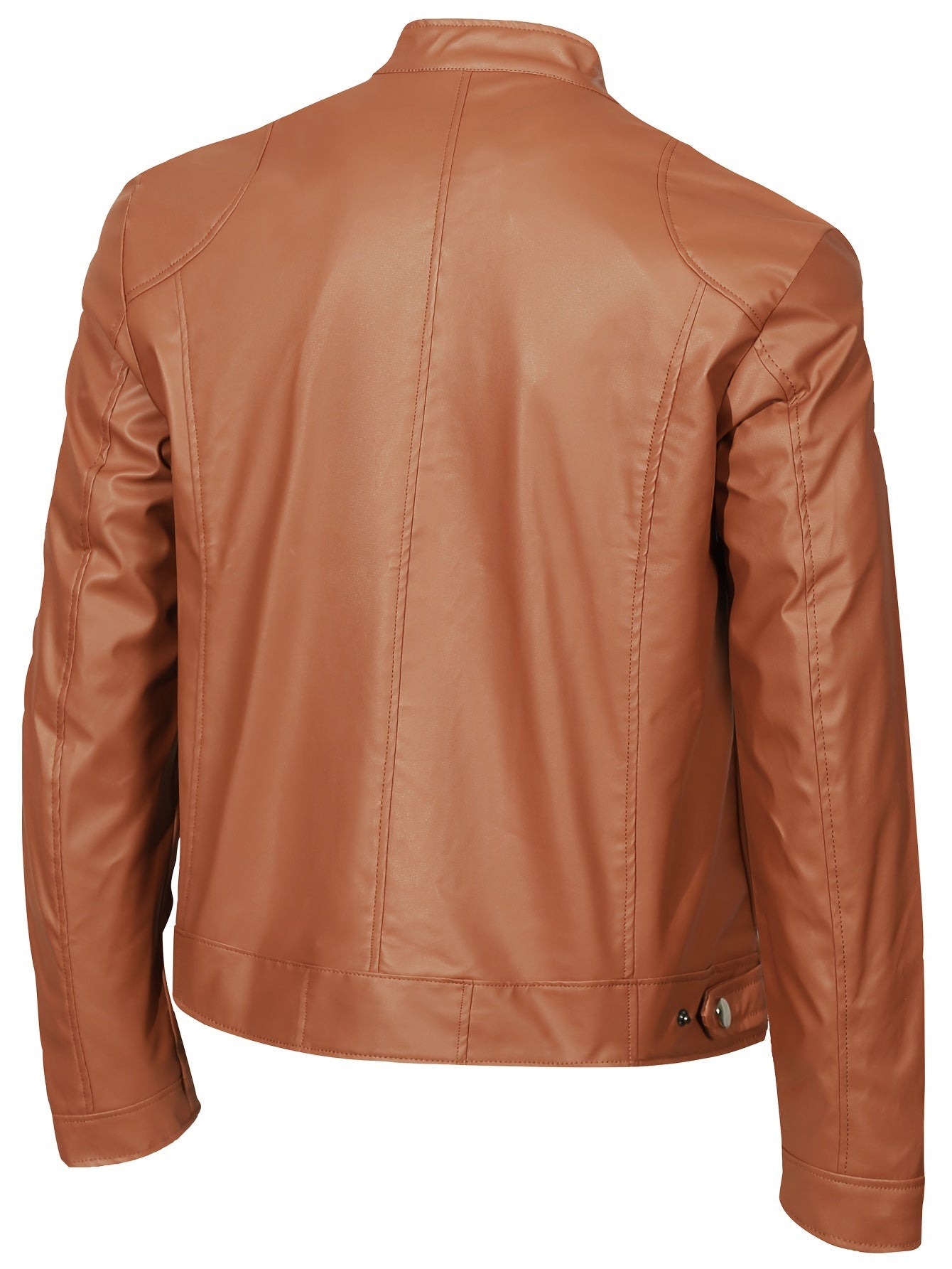 Chaqueta informal de cuero
