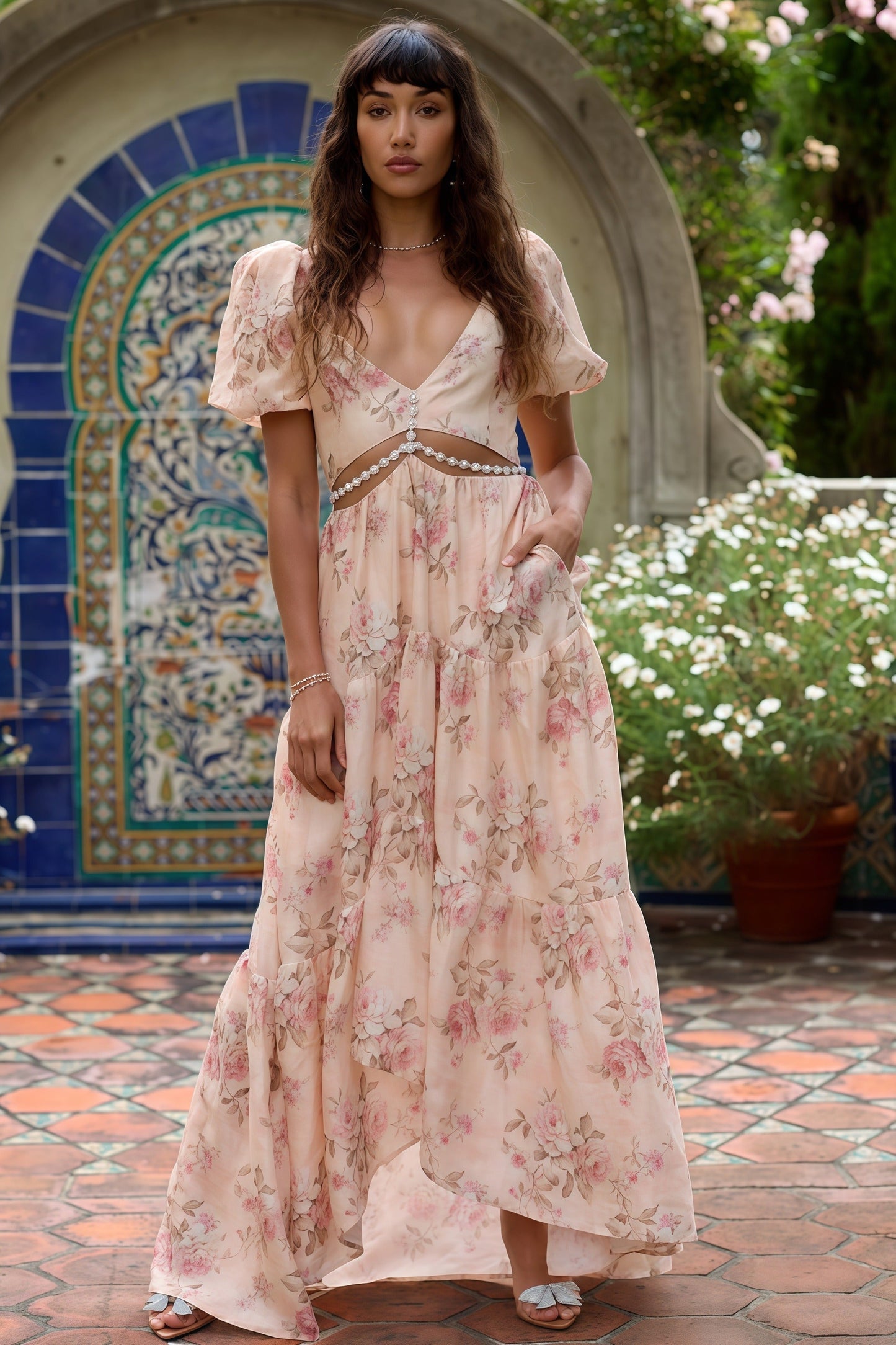 Vestido Elegante de Caída Fluida