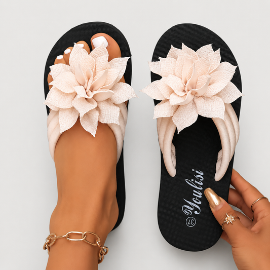 Sandalias Elegantes con Flores