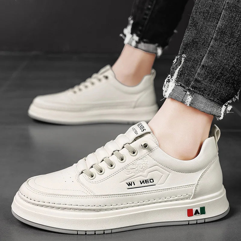 Elegantes zapatos de piel