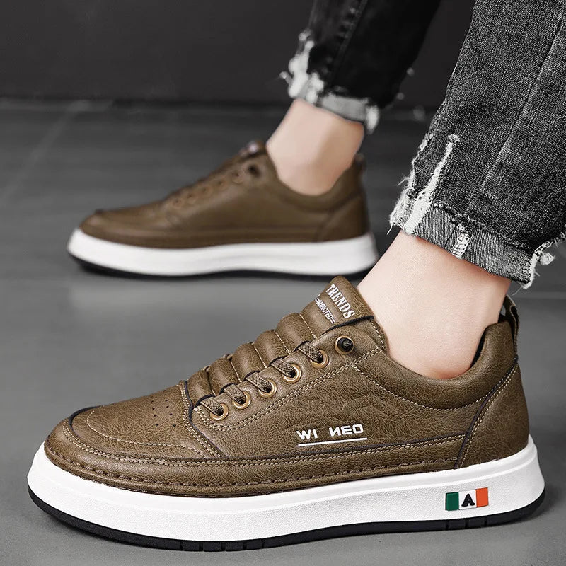 Elegantes zapatos de piel