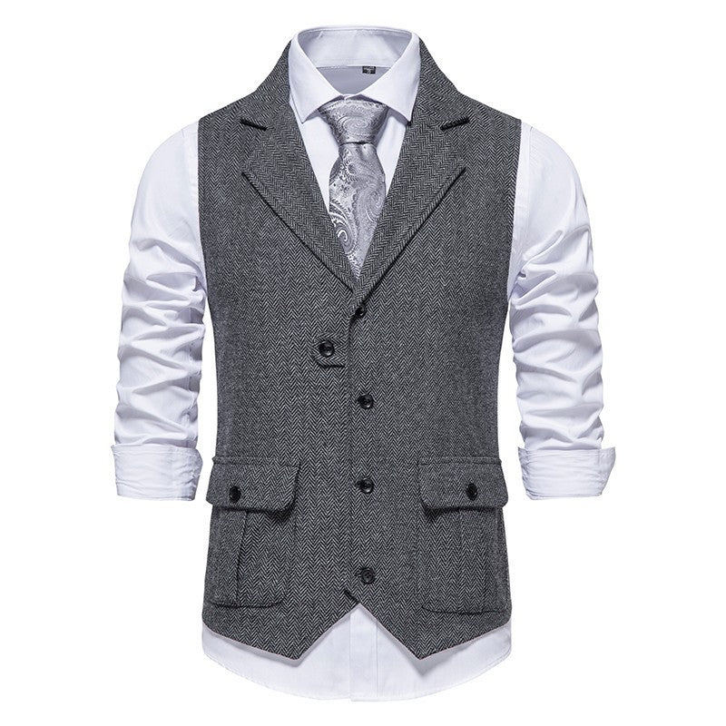 Elegante chaleco vintage