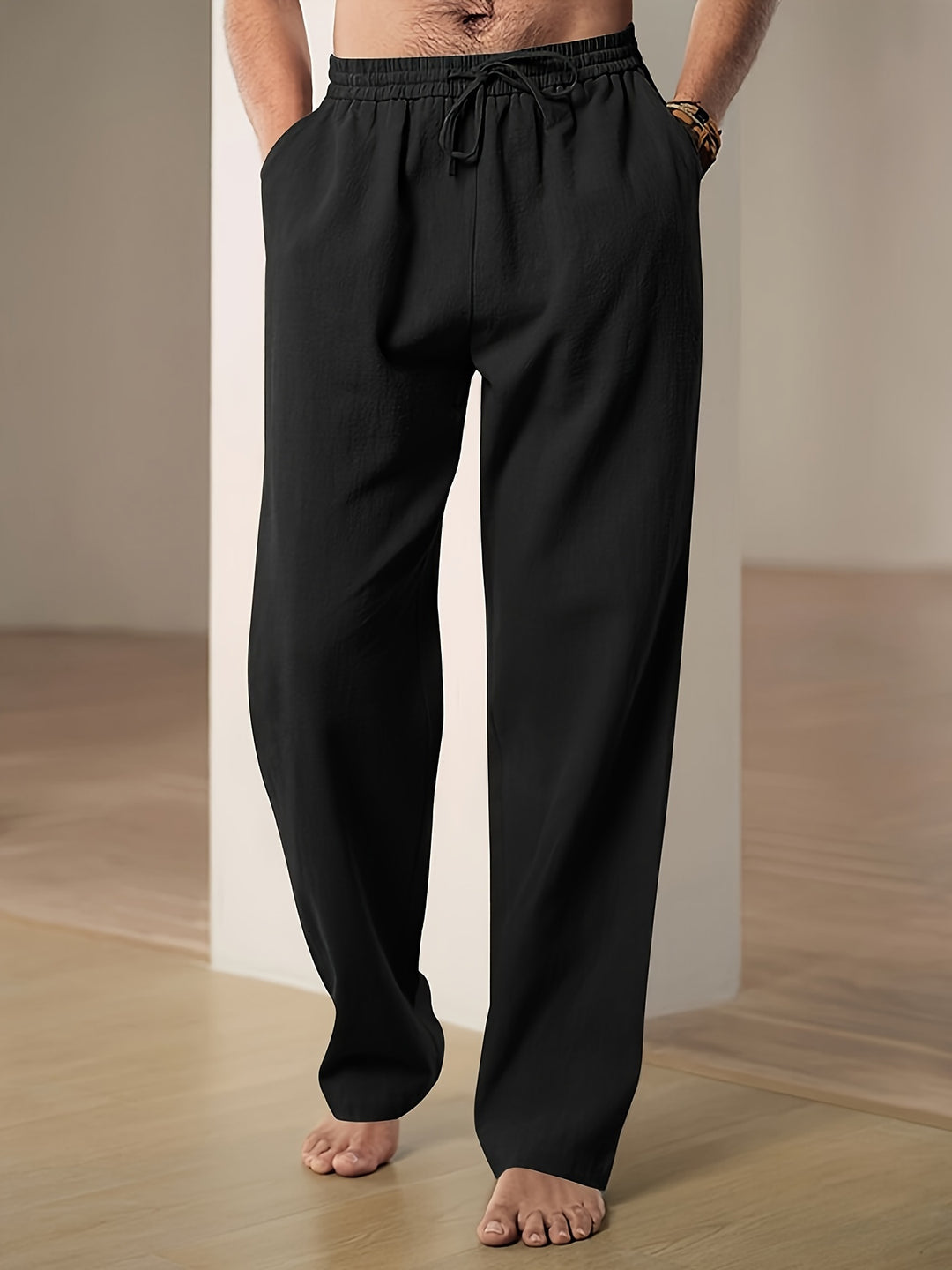 Pantalones de verano casuales de lino