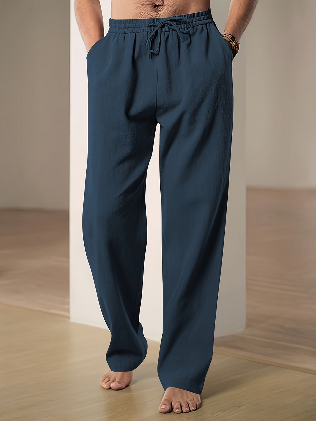 Pantalones de verano casuales de lino