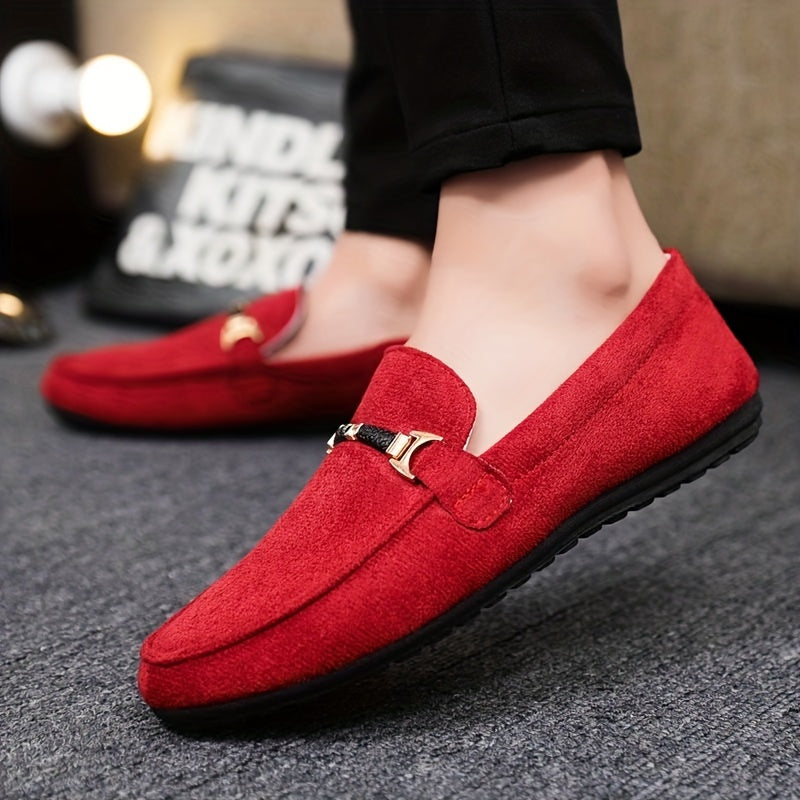 Mocasines de negocio de ante