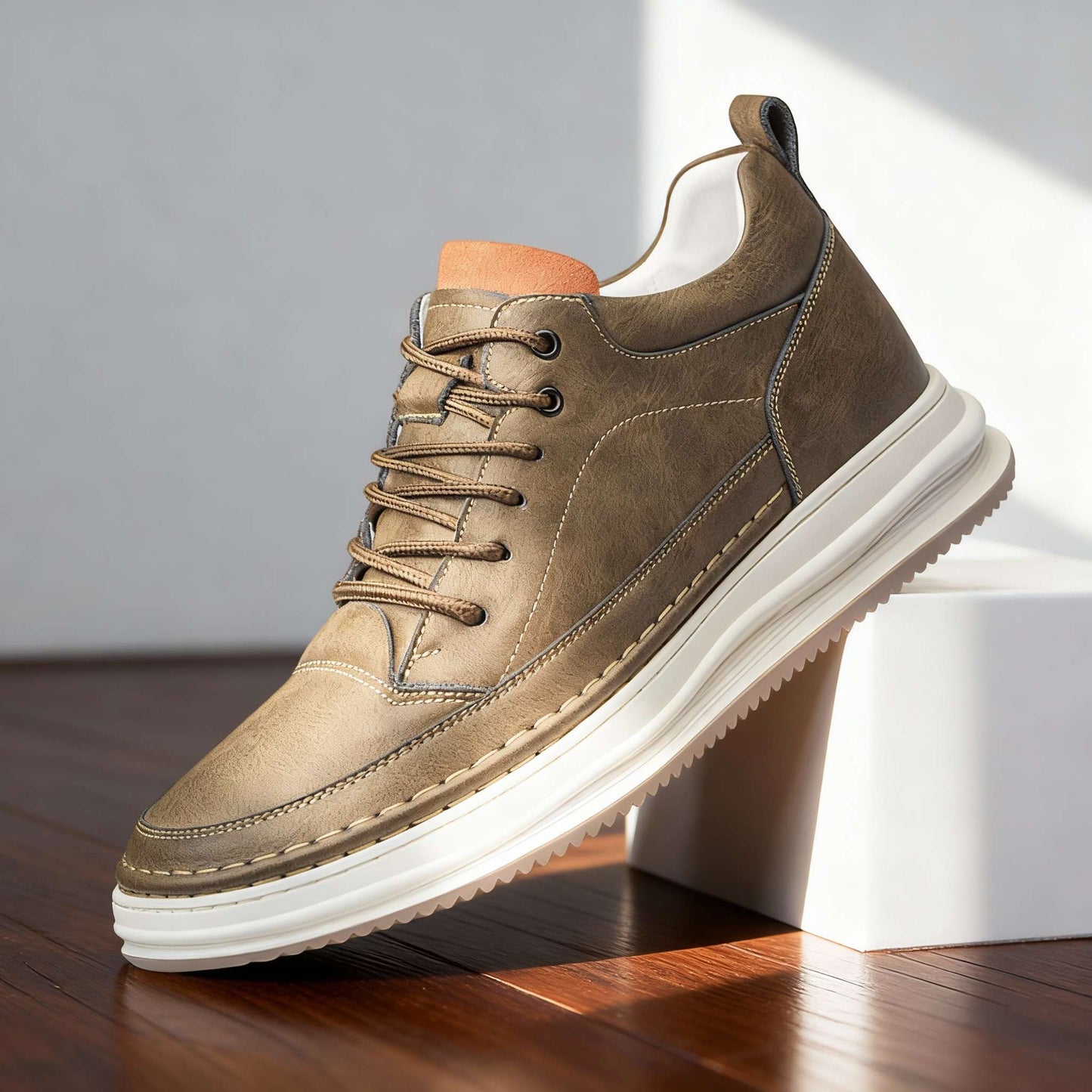 Elegantes zapatos de piel