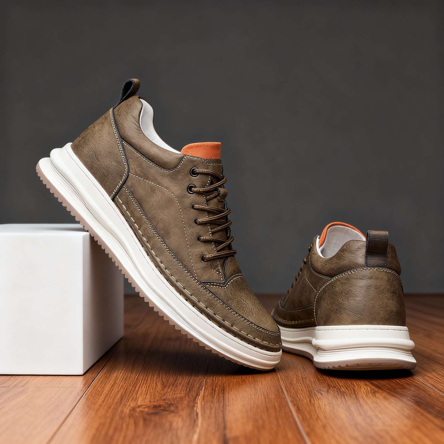 Elegantes zapatos de piel