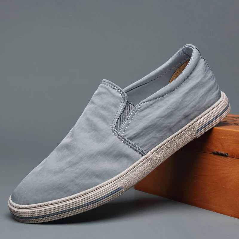 Zapatos sin cordones de lona para el día a día